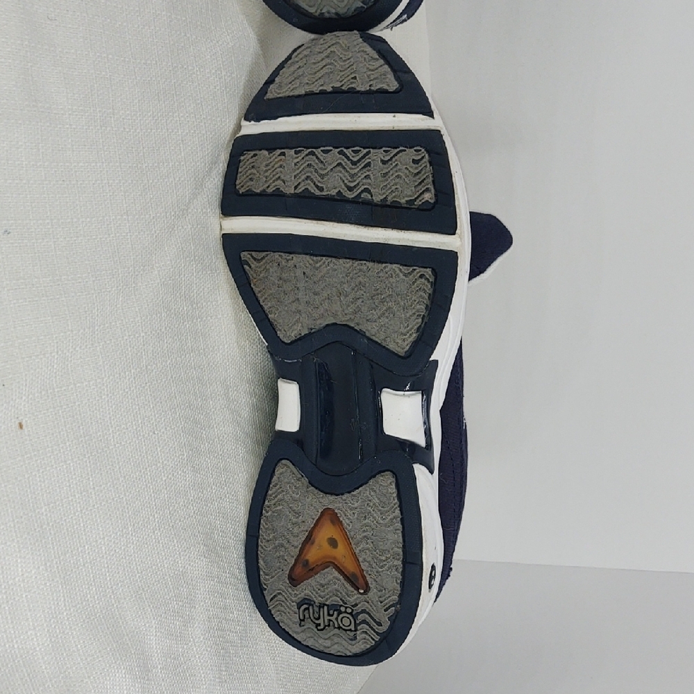 Ryka Blue and White Athletic Shoes with Breathable Fabric - Picture 4 of 6